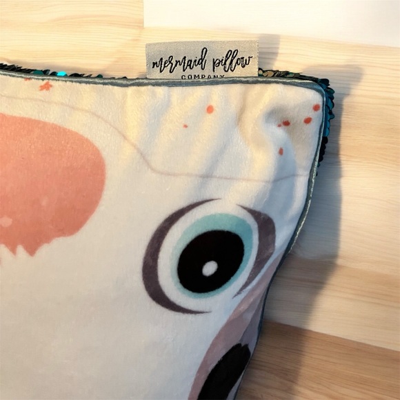 Mermaid Pillow Company "Puppies Play" Sequin Positivity Collection Pillow Plush - Picture 9 of 10